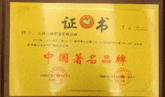 Certificate of China Famous Brand